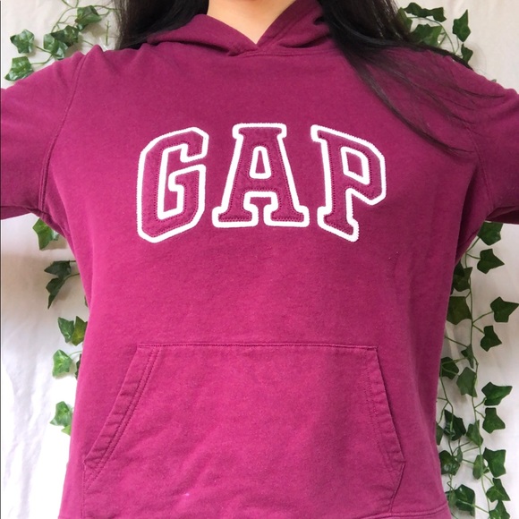 Dark pink GAP hoodie - Picture 2 of 7